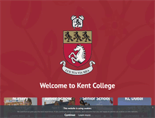 Tablet Screenshot of kentcollege.com